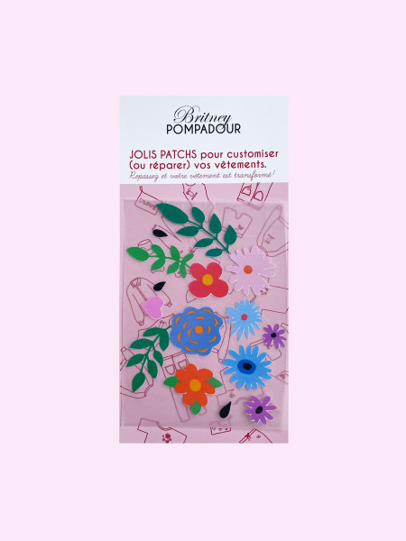 Fleurs, patch thermocollant