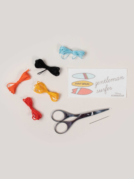 Broderie Gentleman surfer - Britney Pompadour