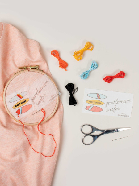 kit de Broderie surf - Britney Pompadour