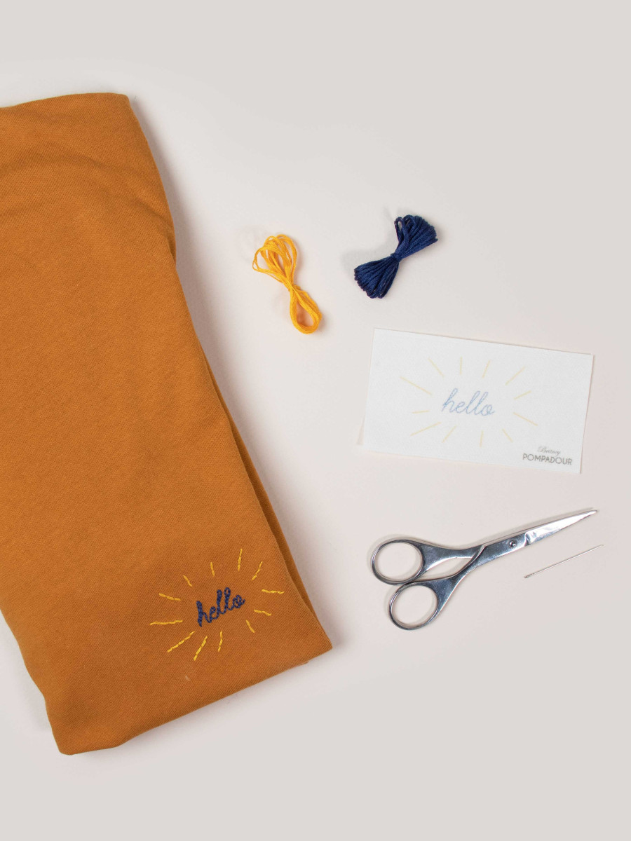 Embroidery Kit - Hello