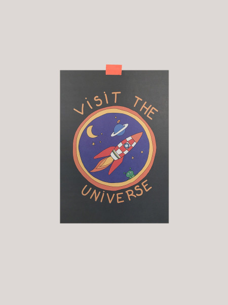 Affiche Visit the universe