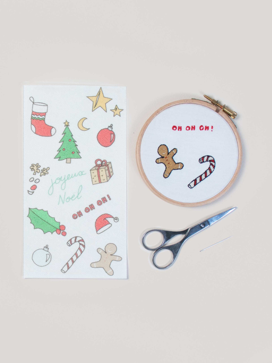 De Noël Miniature 5,1 Cm Perles Kit De Broderie