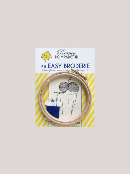 Kit de broderie Délicate Miniature - Femme de dos