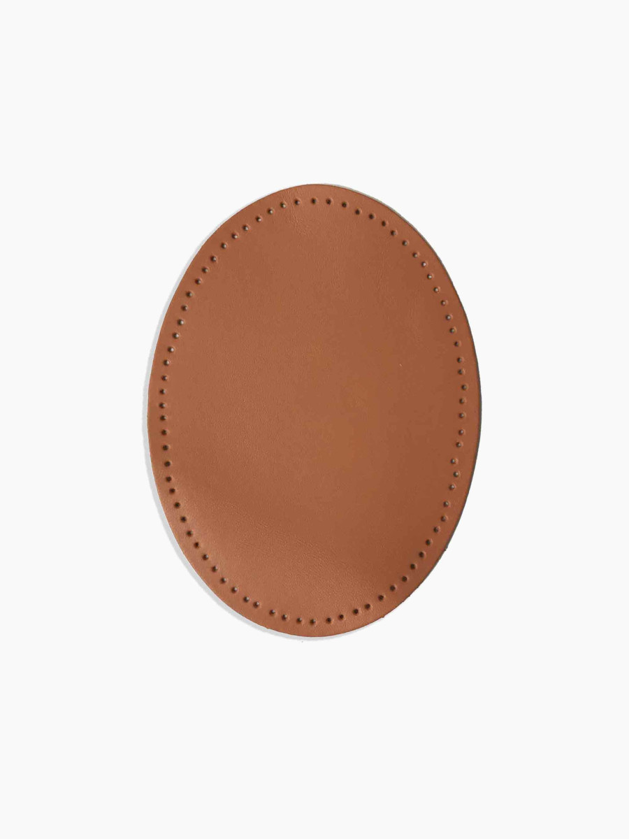 Elbow patches, Brown oval