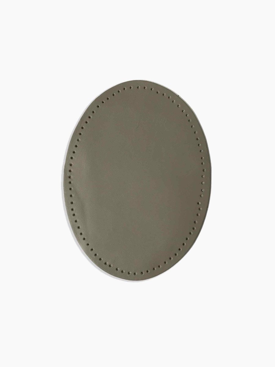 Elbow patches, Taupe oval