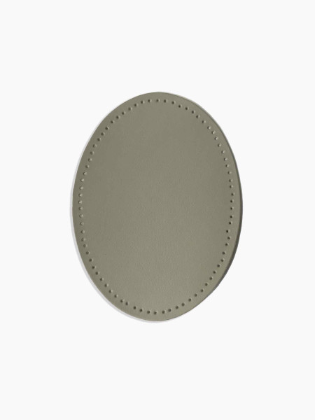 Elbow patches, Grey oval
