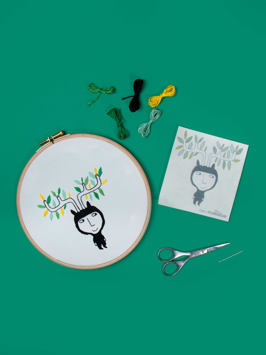 Embroidery Kit - Csil, Tree man